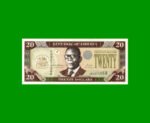 BILLETE DE LIBERIA 20 DOLARES, PICK 28c, AÑO 2006, ESTADO SIN CIRCULAR.-