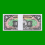 FAJO DE BILLETES DE PANAMA, 10 BALBOAS, FASCIMIL, ESTADO SIN CIRCULAR.-