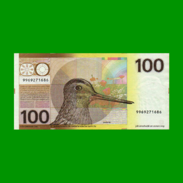 BILLETE DE HOLANDA 100 GULDEN, PICK 97, AÑO 1977, ESTADO EXCELENTE- .-
