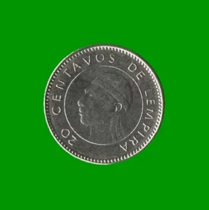 MONEDA DE HONDURAS 20 CENTAVOS, AÑO 2014, ESTADO NUEVA.-