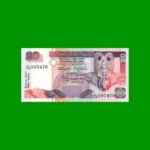 BILLETE DE SRI LANKA 20 RUPIAS, PICK 109a, AÑO 1995, ESTADO SIN CIRCULAR.-