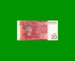BILLETE DE KYRGISTAN 20 SOM, PICK 24, AÑO 2009, ESTADO SIN CIRCULAR.-