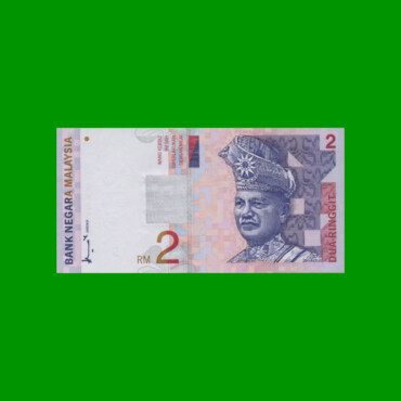 BILLETE DE MALASIA 2 RINGGIT, PICK 40a, ESTADO SIN CIRCULAR.-