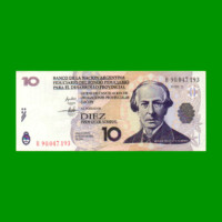 BONO REPOSICION NACIONAL LECOP $ 10,00, EC 204R, ESTADO EXCELENTE.-