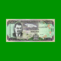 BILLETE DE JAMAICA 100 DOLARES PICK 84c, AÑO 2007 ESTADO SIN CIRCULAR.-