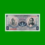 BILLETE DE COLOMBIA $ 1,00, PICK 404d, AÑO 1968, ESTADO EXCELENTE- .-