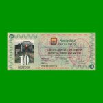 BONO MUNICIPALIDAD DE CRUZ DEL EJE $ 10,00, SELLADO, AÑO 1996, SERIE A, ESTADO EXCELENTE+ .-