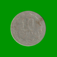 MONEDA DE ARGENTINA, M$N 2DA CIRCULACION, 0,10 CTVOS, AÑO 1909, ESTADO USADA.-