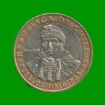 MONEDA DE CHILE 100 PESOS , BIMETALICA , AÑO 2010 , ESTADO USADA.- - Imagen 2