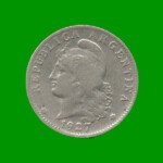 MONEDA DE ARGENTINA, M$N 2DA CIRCULACION, 0,20 CTVOS, AÑO 1927, ESTADO USADA.- - Imagen 2