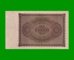 BILLETE DE ALEMANIA 100.000 MARCOS, PICK 83a, AÑO 1923, ESTADO EXCELENTE.- - Imagen 2