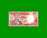 BILLETE DE COLOMBIA $ 100,00, PICK 426c, AÑO 1988, ESTADO EXCELENTE- .-