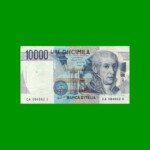 BILLETE DE ITALIA 10.000 LIRAS, PICK 112a, AÑO 1984, ESTADO MUY BUENO.-