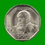 MONEDA DE PERU 1 SOL, AÑO 2022, CONMEMORATIVA, JOSE FAUSTINO SANCHEZ CARRIO, ESTADO NUEVA.-