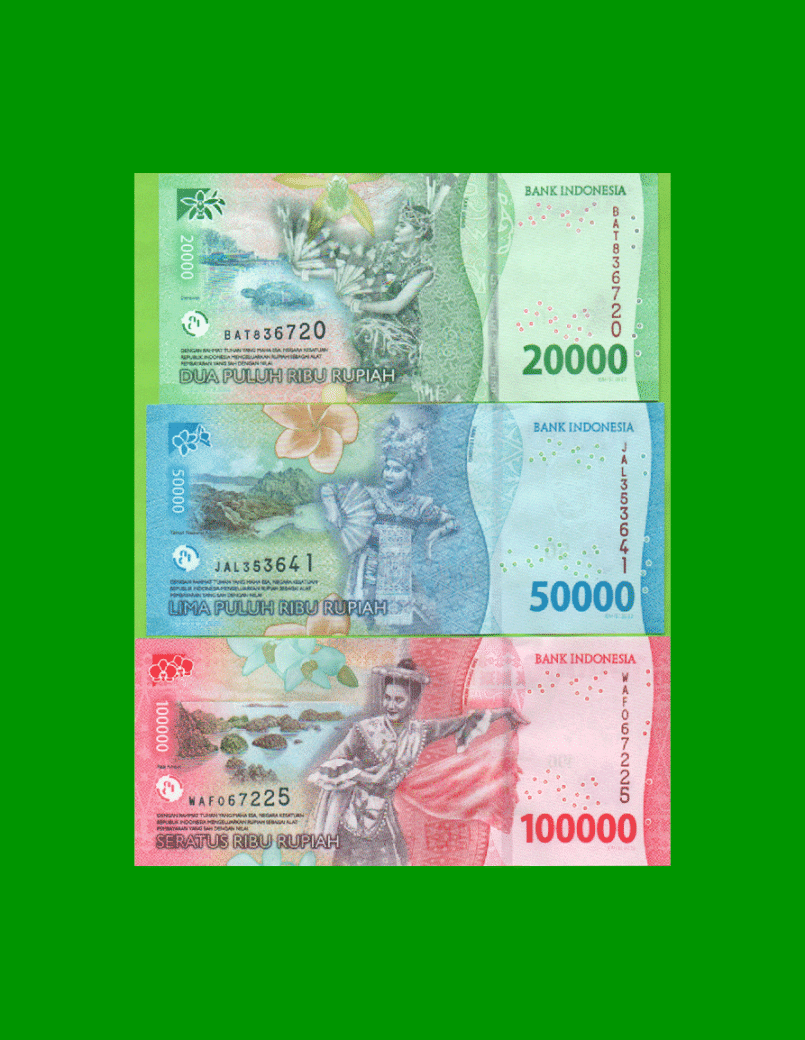 SERIE COMPLETA DE (7) BILLETES DE INDONESIA, PICK NEW, AÑO 2022, ESTADO SIN CIRCULAR.- - Imagen 6