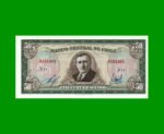 BILLETE DE CHILE 50 ESCUDOS, PICK 140b, AÑO 1970/73, ESTADO SIN CIRCULAR.-