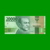 BILLETE DE INDONESIA 20.000 RUPIAS, PICK 158b, AÑO 2016/ 2017, ESTADO SIN CIRCULAR.-