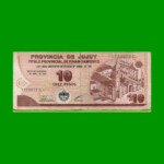 BONO DE JUJUY $ 10,00, EC 357, AÑO 1995, ESTADO BUENO .-