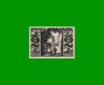 BILLETE DE ALEMANIA NOTGELD CIUDAD DE PADERBORN 2 MARCOS, M. M. 1043.4, ESTADO SIN CIRCULAR.-
