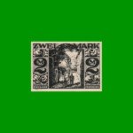 BILLETE DE ALEMANIA NOTGELD CIUDAD DE PADERBORN 2 MARCOS, M. M. 1043.4, ESTADO SIN CIRCULAR.-