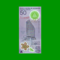 BILLETE DE NICARAGUA 50 CORDOBAS, POLYMERO PICK 207, ESTADO SIN CIRCULAR.-