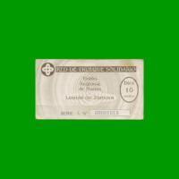BONO RED DE TRUEQUE SOLIDARIO, UNION REGIONAL DE NODOS, LOMAS DE ZAMORA, 10 CREDITOS, MG 615, ESTADO MUY BUENO.-