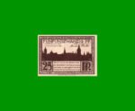 BILLETE DE ALEMANIA NOTGELD CIUDAD DE PADERBORN 25 CENTAVOS, M. M. 1043.5, ESTADO SIN CIRCULAR.- - Imagen 2