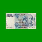 BILLETE DE ITALIA 10.000 LIRAS, PICK 112d, AÑO 1984, ESTADO BUENO+ .-