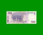 REPOSICION BILLETE CONVERTIBLE SEGUNDO DISEÑO $ 100,00, BOT 3734, ESTADO EXCELENTE- .- - Imagen 2