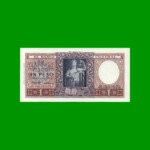 MONEDA NACIONAL $ 1,00, BOT 1917, AÑO 1956, ESTADO SIN CIRCULAR.-