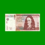 BILLETE DE COLOMBIA $ 10.000,00, PICK 453n, AÑO 2010, ESTADO EXCELENTE.-