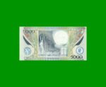 BILLETE DE COLOMBIA $ 5.000,00, PICK 452p, AÑO 2013, ESTADO SIN CIRCULAR.- - Imagen 2