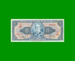 BILLETE DE BRASIL 20 CRUZEIROS, PICK 168a, AÑO 1961, ESTADO EXCELENTE- .-