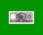 MONEDA NACIONAL $ 1,00, BOT 1918, AÑO 1957, ESTADO EXCELENTE.- - Imagen 2