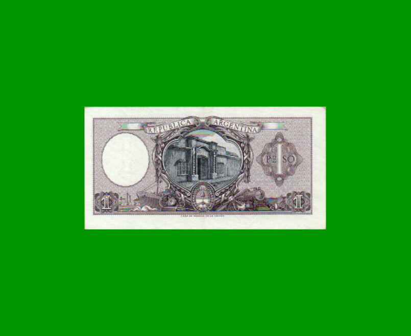 MONEDA NACIONAL $ 1,00, BOT 1918, AÑO 1957, ESTADO EXCELENTE.- - Imagen 2