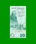BILLETE DE TERRITORIOS ARTICOS 10 DOLARES POLARES, SPECIMEN, POLYMERO FANTASIA, AÑO 2010, ESTADO SIN CIRCULAR.- - Imagen 2