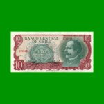 BILLETE DE CHILE 10 ESCUDOS, PICK 142Aa, AÑO 1970/73, ESTADO EXCELENTE.-