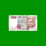 BILLETE DE ITALIA 1.000 LIRAS, PICK 114a, AÑO 1990, ESTADO SIN CIRCULAR.-