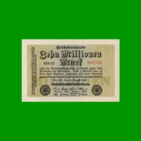 BILLETE DE ALEMANIA 10.000.000 MARCOS, PICK 106a, AÑO 1923, ESTADO SIN CIRCULAR.-