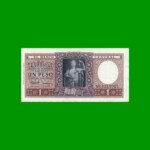 MONEDA NACIONAL $ 1,00, BOT 1918, AÑO 1957, ESTADO EXCELENTE+ .-
