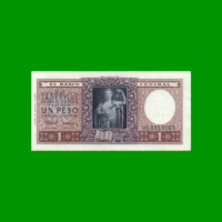 MONEDA NACIONAL $ 1,00, BOT 1918, AÑO 1957, ESTADO EXCELENTE+ .-