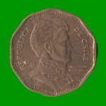 MONEDA DE CHILE 50 PESOS , AÑO 2015 , ESTADO USADA.- - Imagen 2