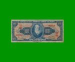 BILLETE DE BRASIL 100 CRUZEIROS, PICK 170a, AÑO 1961, ESTADO BUENO.-