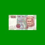 BILLETE DE ITALIA 1.000 LIRAS, PICK 114c, AÑO 1990, ESTADO EXCELENTE.-
