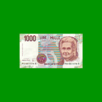 BILLETE DE ITALIA 1.000 LIRAS, PICK 114c, AÑO 1990, ESTADO EXCELENTE.-