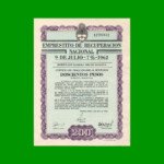 BONO MONEDA NACIONAL $200,00, EMPRESTITO DE RECUPERACION NACIONAL 9 DE JULIO, AÑO 1962, ESTADO EXCELENTE+ .-