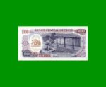 BILLETE DE CHILE 1.000 ESCUDOS, PICK 146, AÑO 1973/75, ESTADO SIN CIRCULAR.- - Imagen 2