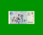 BILLETE DE COLOMBIA $ 5.000,00, PICK NEW, AÑO 2017, ESTADO SIN CIRCULAR.- - Imagen 2