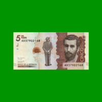 BILLETE DE COLOMBIA $ 5.000,00, PICK NEW, AÑO 2017, ESTADO SIN CIRCULAR.-