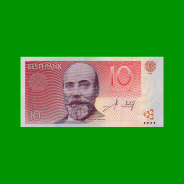 BILLETE DE ESTONIA 10 KROON, PICK 86a, AÑO 2006, ESTADO SIN CIRCULAR.-